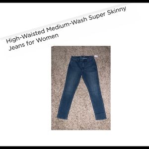 NWT Old Navy Hi-Rise Super Skinny Jeans Sz 10